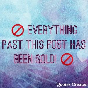 Sold Items Below
